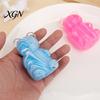 Kawaii Desk Toys for Office Cute Bear Squeeze Toy, Portable Soft TPR Decompression Pinch Toy Tactile Stimulation Maltose Texture Sensory Fidget