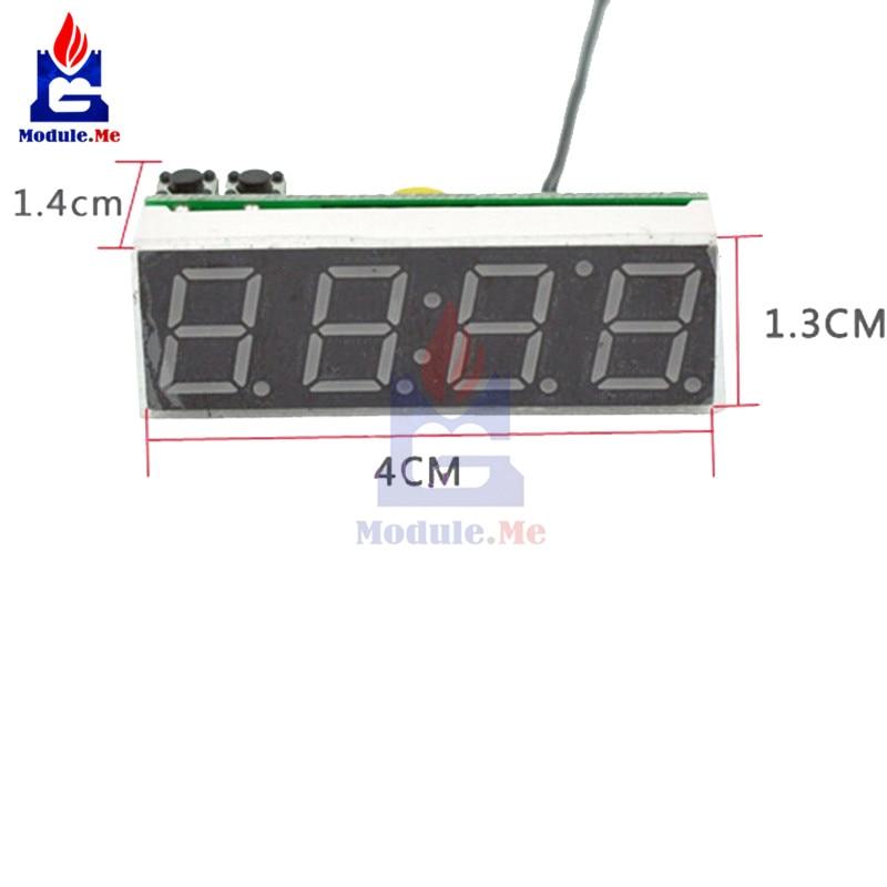 Digital Clock Timer Module Red Led Buy Red 3 In 1 LED DS3231SN Digital Clock Temperature Voltage Module ...