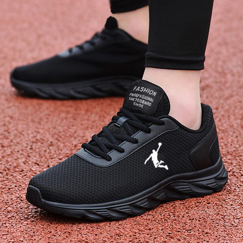 Hot Sale Black Men's Casual Shoes Lightweight Breathable Sneakers
