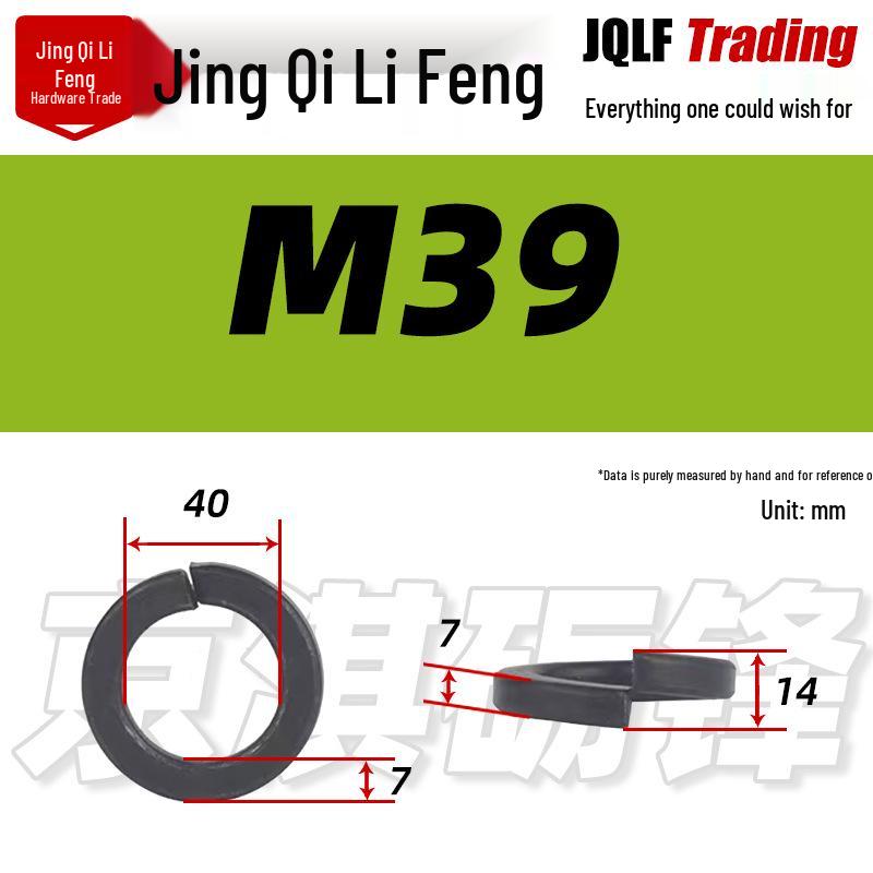 High-Strength Blackened Spring Washer M3-M64 GB93