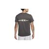 New Nike Dri Fit Miler T Shirt Men's Medium Gray FQ8019-254