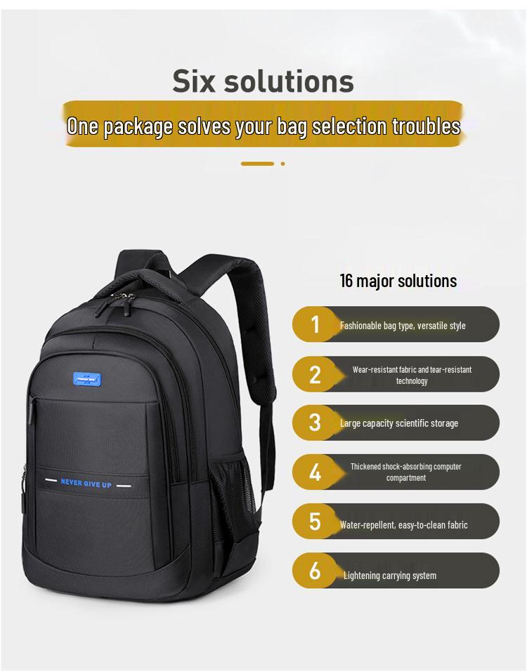 Modischer Rucksack mit großer Kapazität für Männer und Frauen: Ideal für Reisen, Geschäftliches und Schule