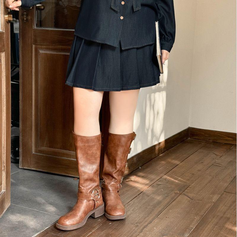 

Plus size women clothing [Praise] Denim-like Fabric Set Removable Bow Shirts Skirt Early Autumn Two-piece Set