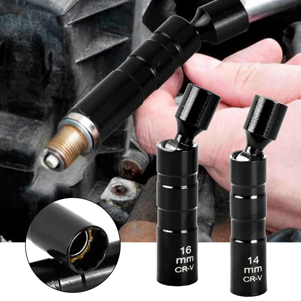 2Pcs 14/16mm 3/8 Inch Spark Socket Wrench Adapter Spark Extractor Connector Set For N54 N55 N63 E90 Car Repair ToolGood product