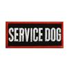 Pet Velcro Carrier Letter Embroidery Conspicuous Notice Badge Dog Supplies Decor