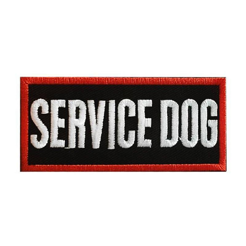 Pet Velcro Carrier Letter Embroidery Conspicuous Notice Badge Dog Supplies Decor