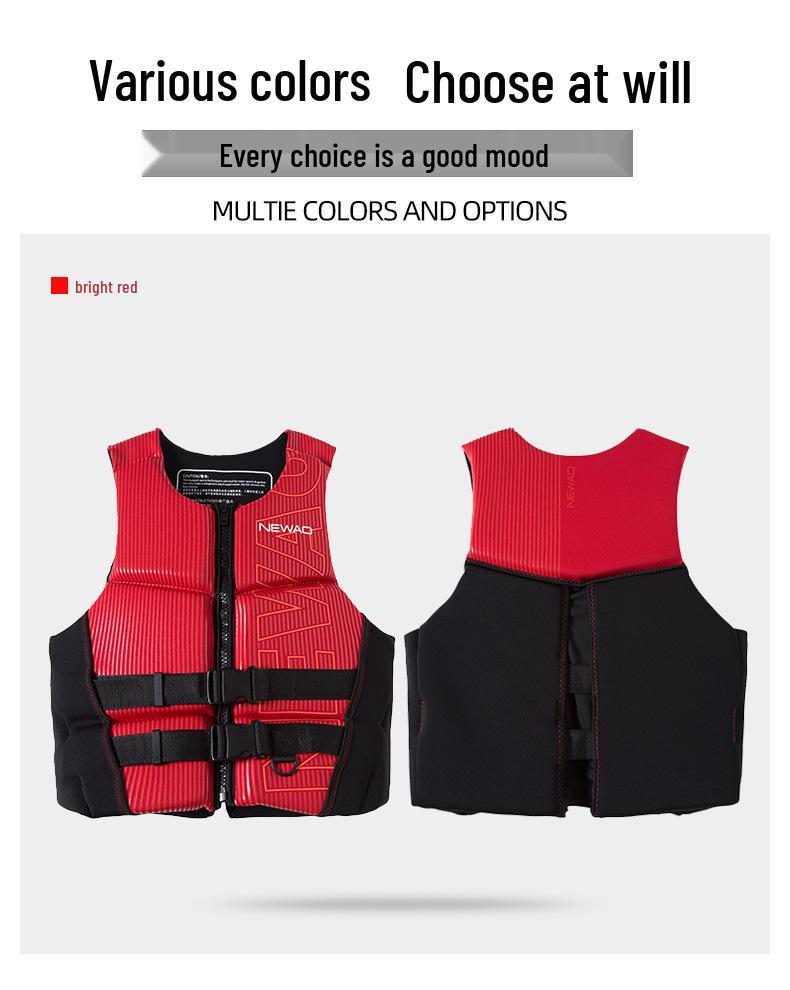 Adult Life Jacket Buoyancy Vest for Snorkeling, Fishing, Motorboating, and Swimming - Anti-Collision and Warm, 2021 Model