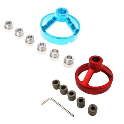 Aluminum 90 Degree Drill Guide 5/6/7/8/9/10mm Drill Bit Hole Puncher Locator Jig Hinged Hole Opener Woodworking Tools
