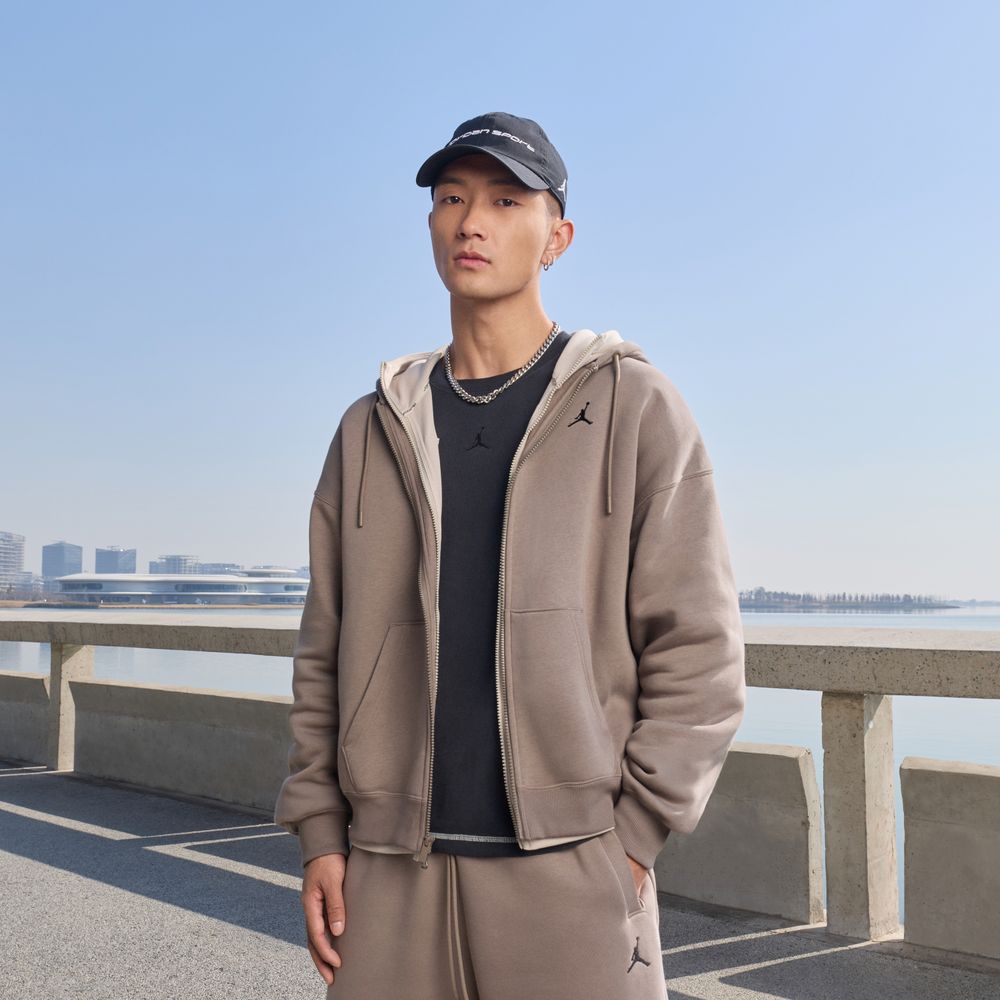 Jordan Brooklyn Fleece Men s Oversized Full-Zip Hoodie XL