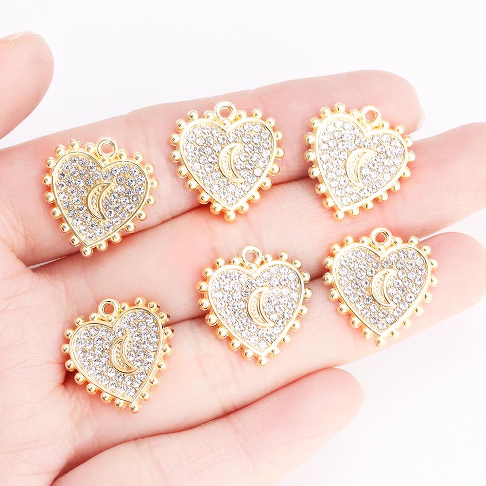 10Pcs Fashion Crystal Zircon Butterfly Pendant Women Exquisite Luxury Butterfly Charms Clavicle Necklace Jewelry DIY Accessories