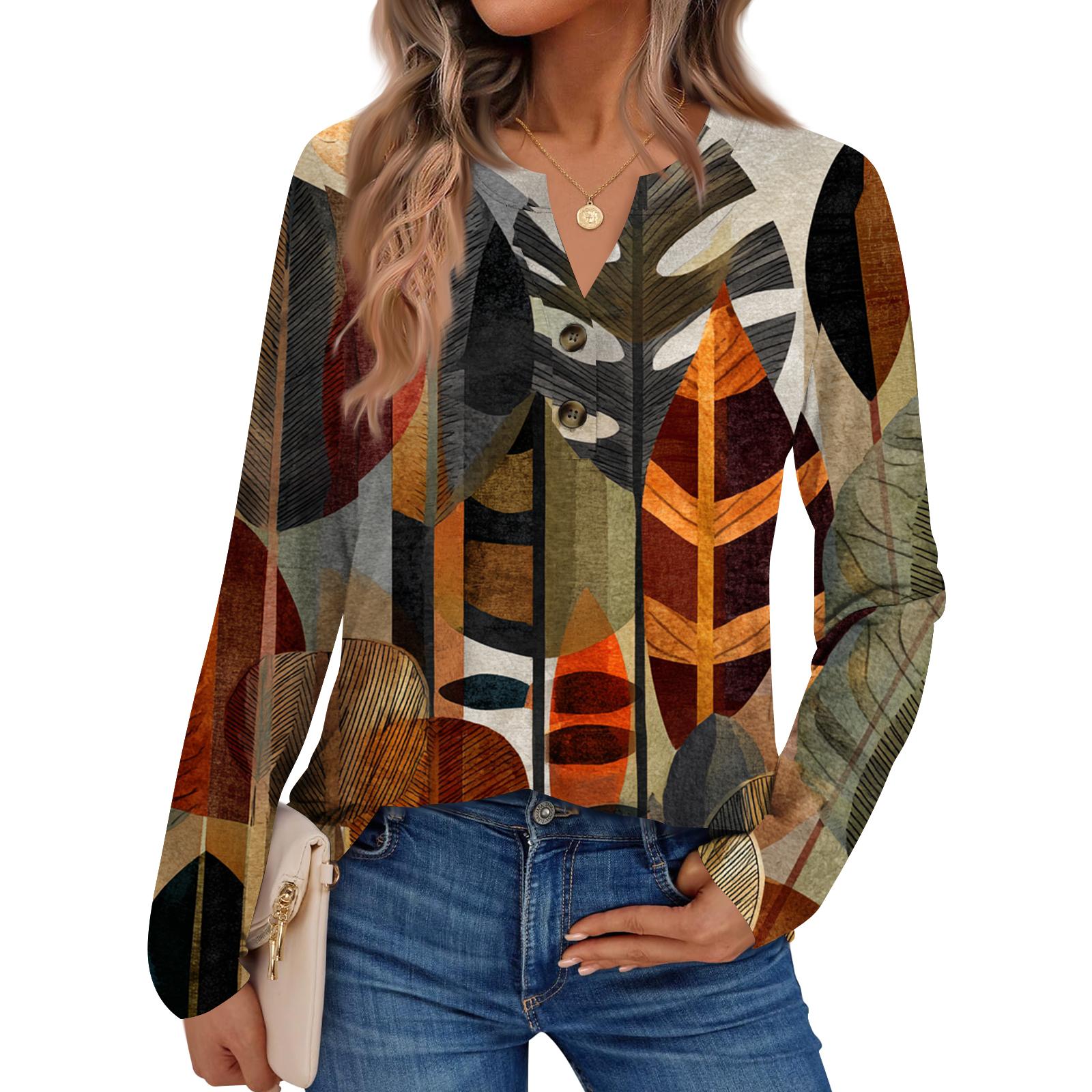 

Женская рубашка с цветочным принтом, с длинным рукавом, элегантные повседневные топы, модная рубашка XXL