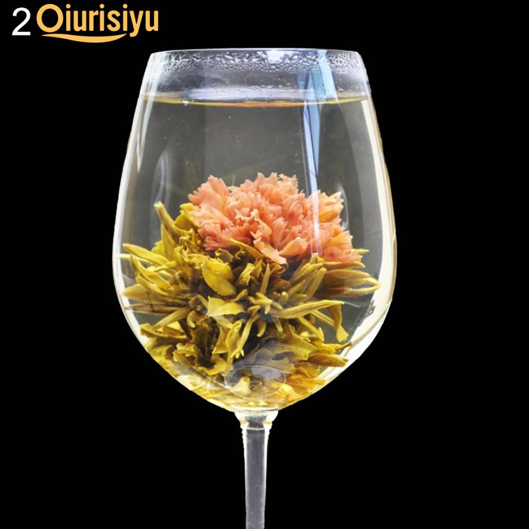 

Китайский зеленый цветочный чай ручной работы