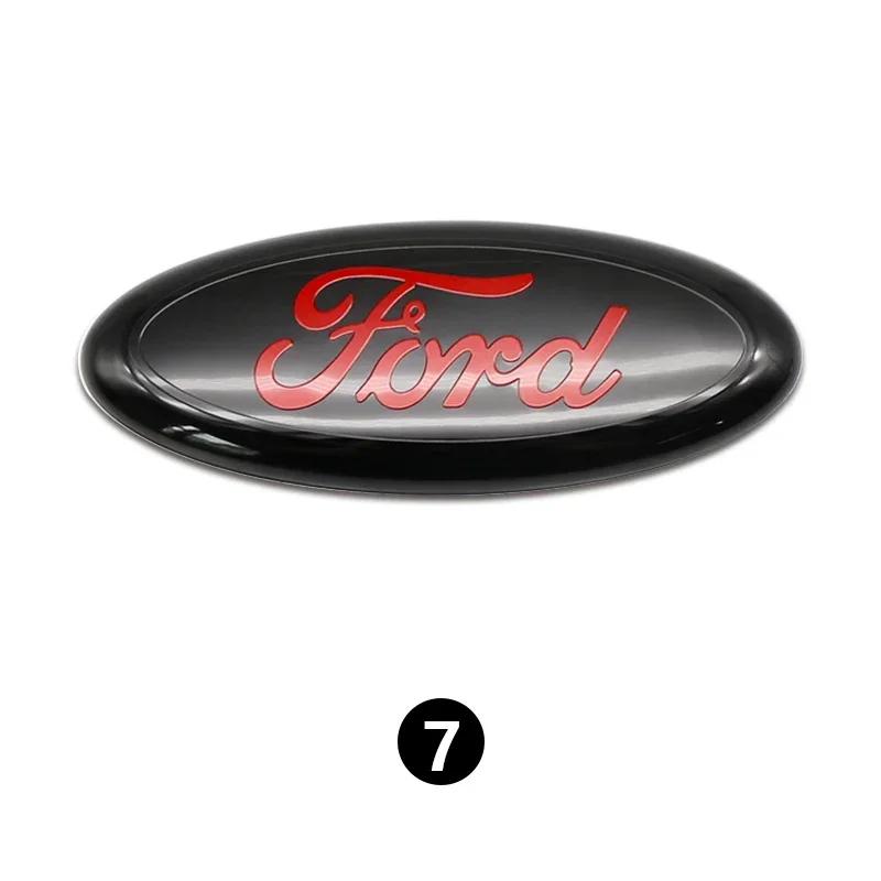 Autoaufkleber 2026 Ford Neu 2025 Heißes Auto Frontgrill Emblem Heckklappe Logo Abzeichen Aufkleber Zubehör für Ford Focus mk2 mk3 Fies 11.5x4.5cm