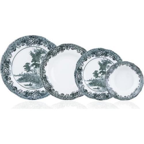 

Обеденный набор Acar Winchester на 6 персон, 24 предмета, серый 11053