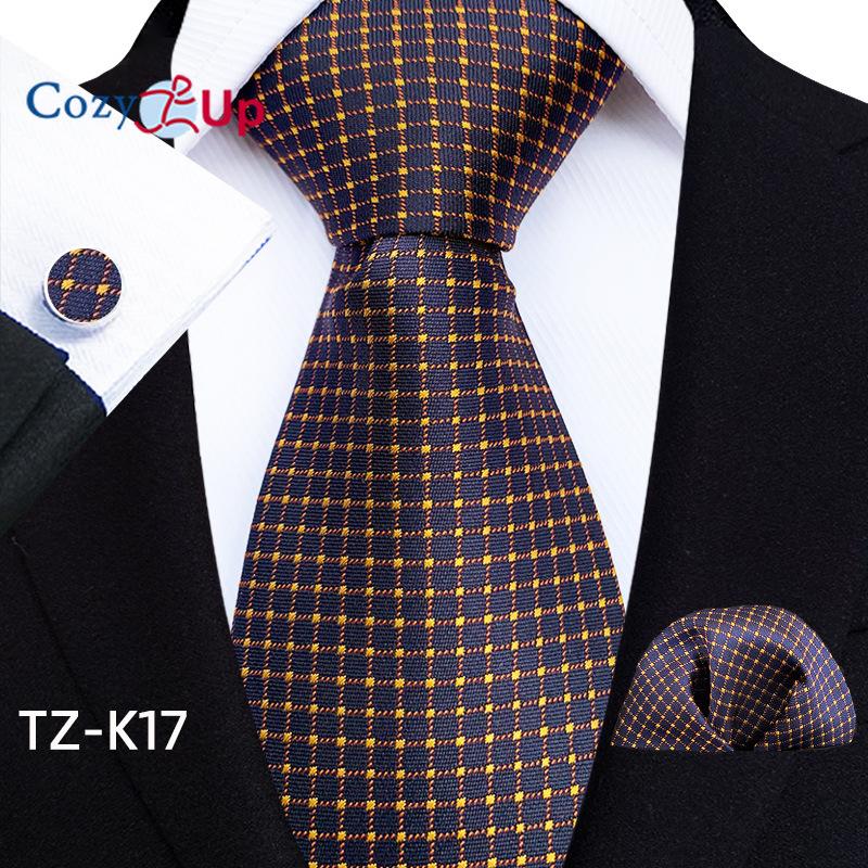 

Уютный комплект из трех предметов, модный деловой мужской галстук с узором пейсли, включает в себя галстук, запонки, носовой платок