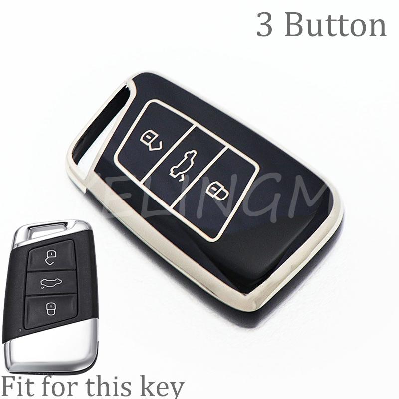 New Style Tpu Car Remote Key Case Cover Protector Shell For Vw Volkswagen Magotan Passat B8 Skoda Superb Kodiaq A7 Tiguan Mk2 Cc
