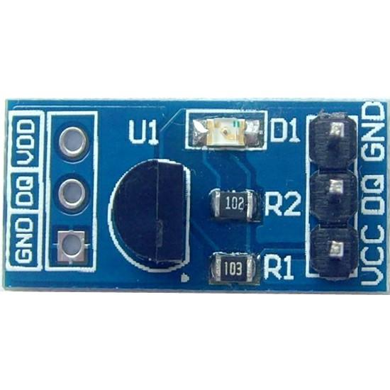 

DS18B20 Temperature Measurement Module Temperature Sensor Module 10*10*2 білий
