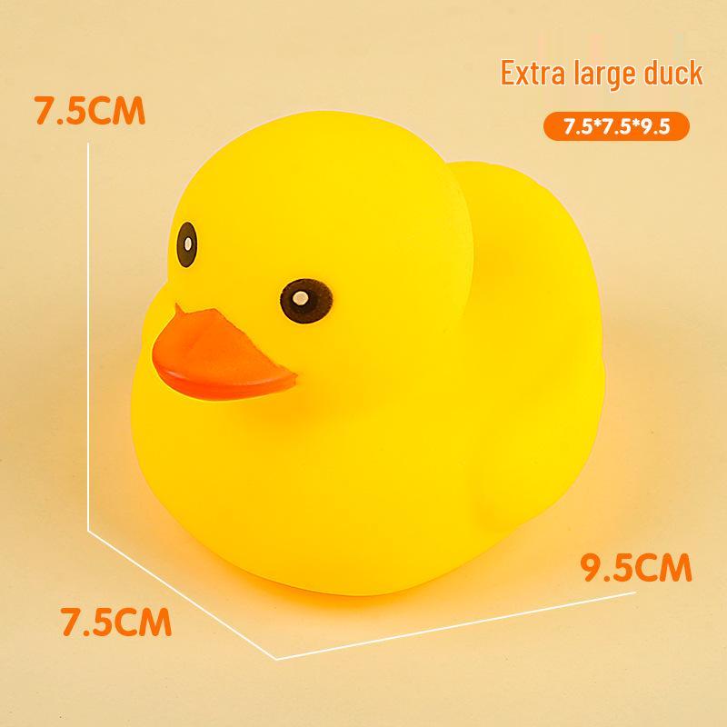 Little Yellow Squeaky Duck Bath Toy for Babies