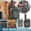 Mini Walkie Talkie PMR 446 USB Przenośne Radio Dwukierunkowe Podwójny PTT Walkie-talkie Przenośne Radio do Polowania Kawiarnia