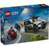 LEGO City Police Car Toy - Birthday Present, Building Blocks, Educational Toy for Boys and Girls, Ages 6, 7, 8, 9, Vehicle, Car, Miniature Car, Interi