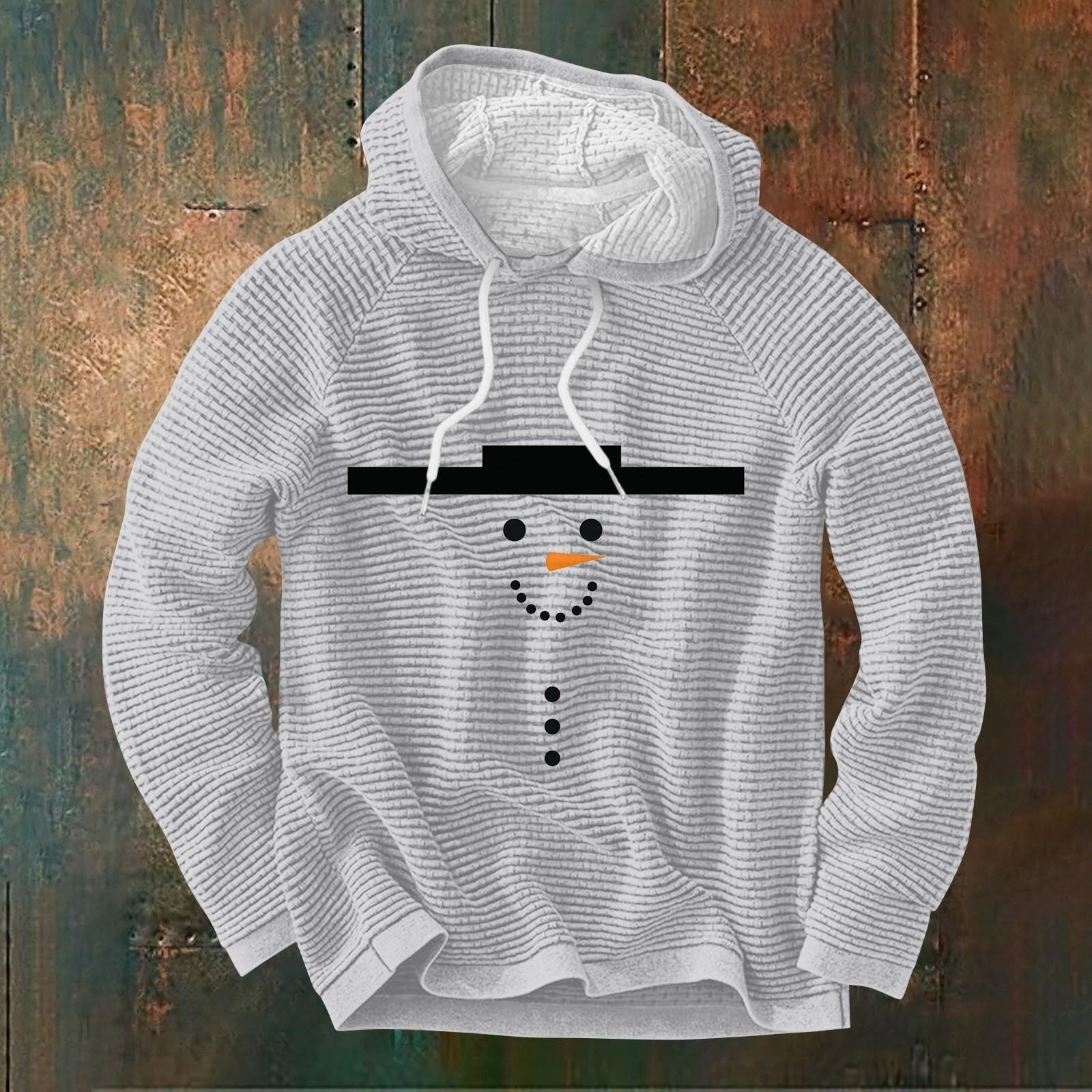 

Мужской повседневный и модный свитер с длинными рукавами и капюшоном XL