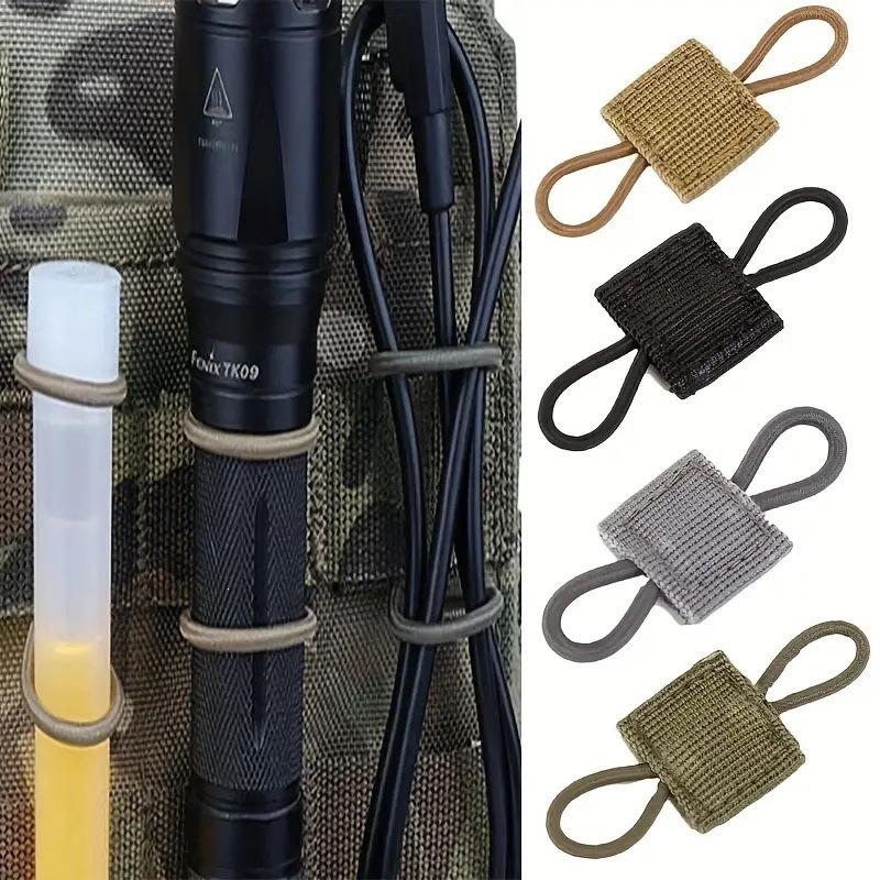 Elastic MO Fastener with P Flashlight LLE Holder and High-Quality Webbing Cord