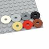 50Pcs 15535 MOC Bricks Round Smooth 2x2 Ceramic Tile Brick With Hole Building BlockAssembles Particles Educational DIY Kid Toys