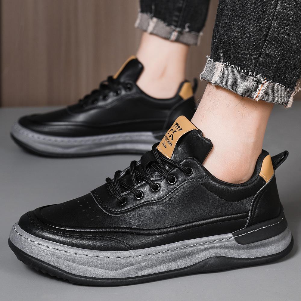 Fashion Men's casual shoes new fashionable versatile breathable board shoes insole soft non tiring foot flat sports men's shoes