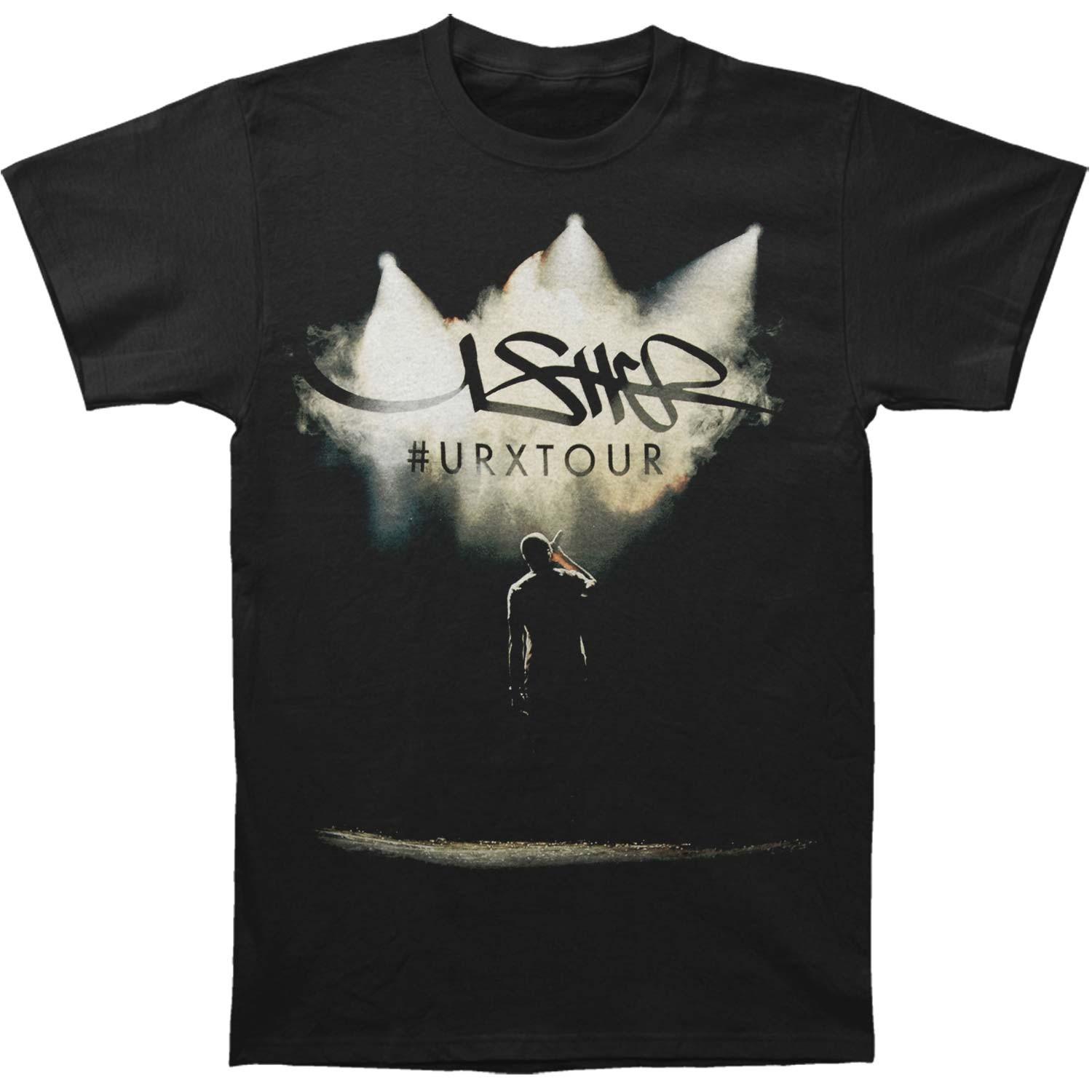 

Men s Usher #URXTOUR T-Shirt Mens Womens Tees Top Black 4XL