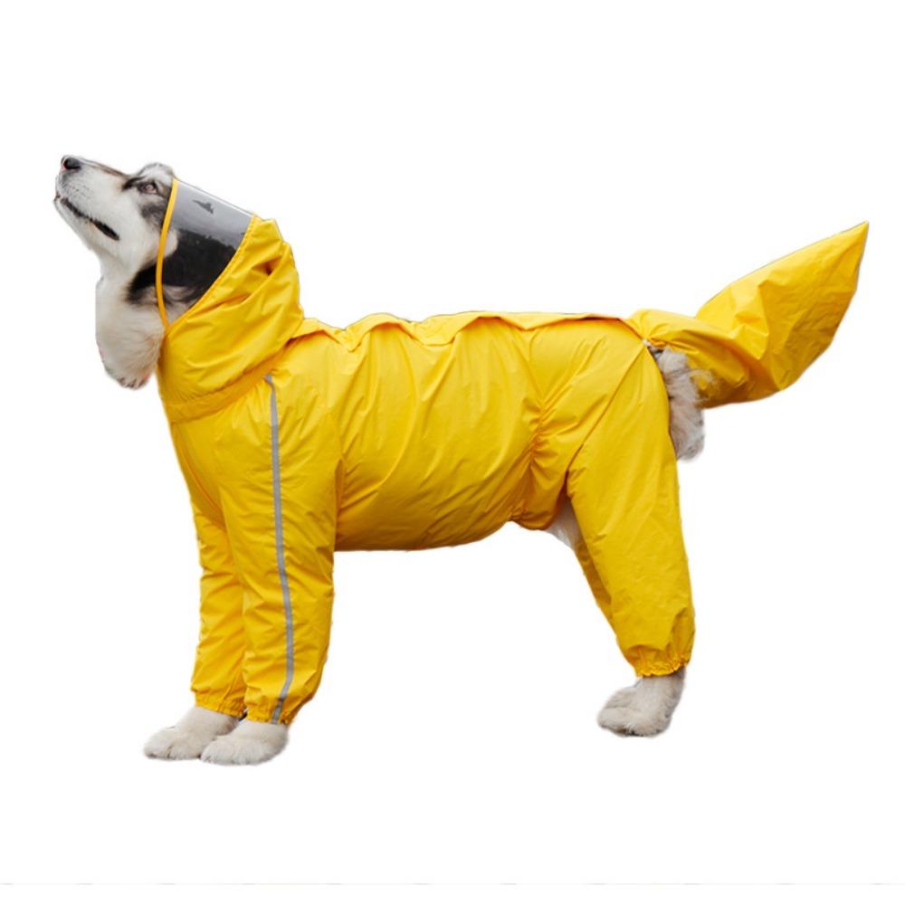 

All-inclusive big dog raincoat Golden Retriever Labrador large dog dog clothes pet supplies 8XL