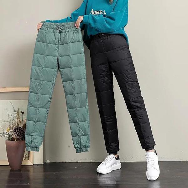 Pantaloni da donna in cotone Caldo Outwear Pantaloni invernali vita alta  Grande taglia Leggero Loose Solid Color Casual Sports Pants acquista in  modo economico — spedizione gratuita, recensioni reali con foto — Joom