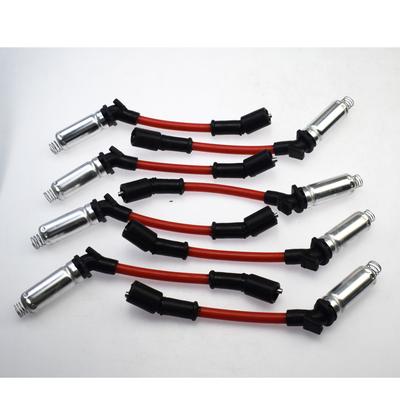 8 Pcs Spark Plug Wire Cable For Chevrolet Buick Cadillac GMC Pontiac 4.8L 5.3L 6.0L Silverado SSR Suburban Tahoe Sierra Yukon