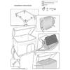 Warm Electric Warming Pet Bed Outdoor Insulated Puss Nest Safety Escape Exit Moisture-Proof For Porch Garden