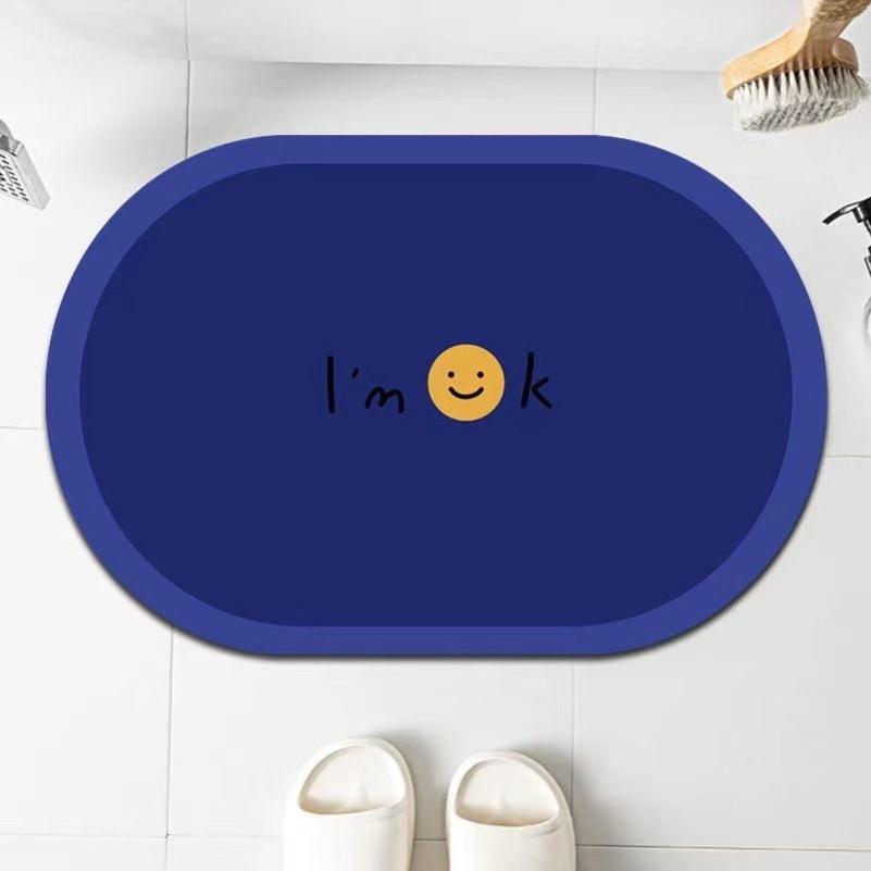 Bathroom Kitchen Carpet Hallway Doormat Anti-Slip Carpet Absorb Water Kitchen Bath Mat Floor Mat Non-Slip Entryway Mat for Living Room Home Decor