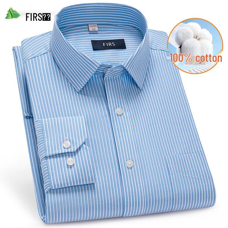 

Men s 100% Cotton Business Long Sleeve Shirt 41