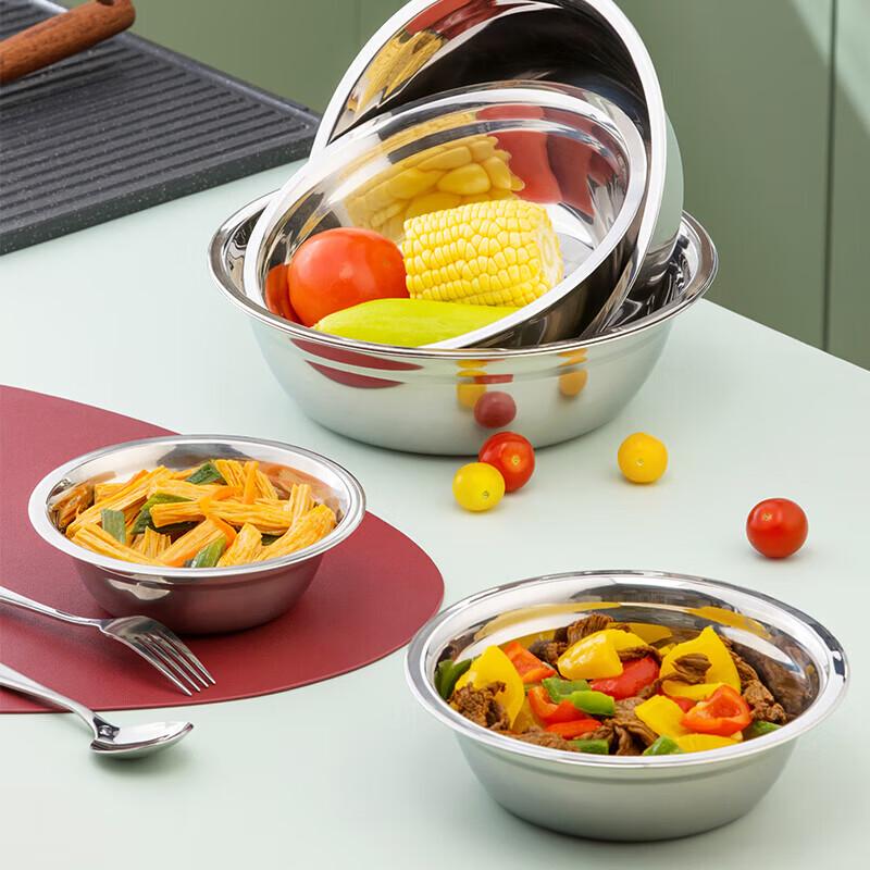 CHAHUA Stainless Steel Multi-Purpose Basin, 20.2cm