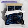 Borussia Dortmund Pattern Printed 3PCS Bedding Set Soft Skin-Friendly Washable Duvet Cover & Pillowcases Set All Season Bedroom