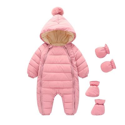 Vestiti per neonati Tuta per neonati Vestiti spessi per gattonare e autunnali Vestiti caldi in cotone con coperta