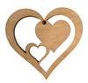 Heart Wood Decor Decoupage 10cm
