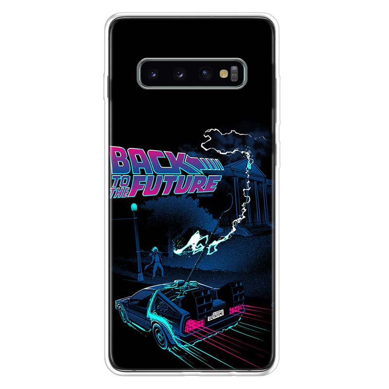 Back to the Future DeLorean Time Machine Phone Case For Samsung Galaxy A52 A51 A50S A32 A22 A12 A02S A72 A71 A31 A70 A30S Note 2