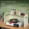 Outdoor Windshield Portable Gas Stove Windshield Stove Gas Stove Enclosure Camping Thickened Furnace End Ring Folding Windproof Board