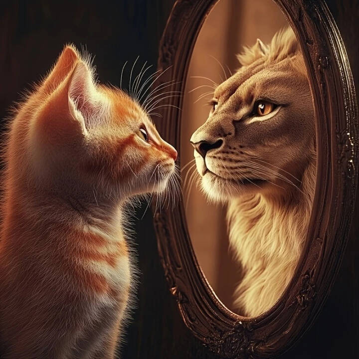 

Алмазная живопись Новая коллекция Кот Лев Животное Полная круглая алмазная мозаика Домашнее Искусство для стен Спальни Round 30x30cm