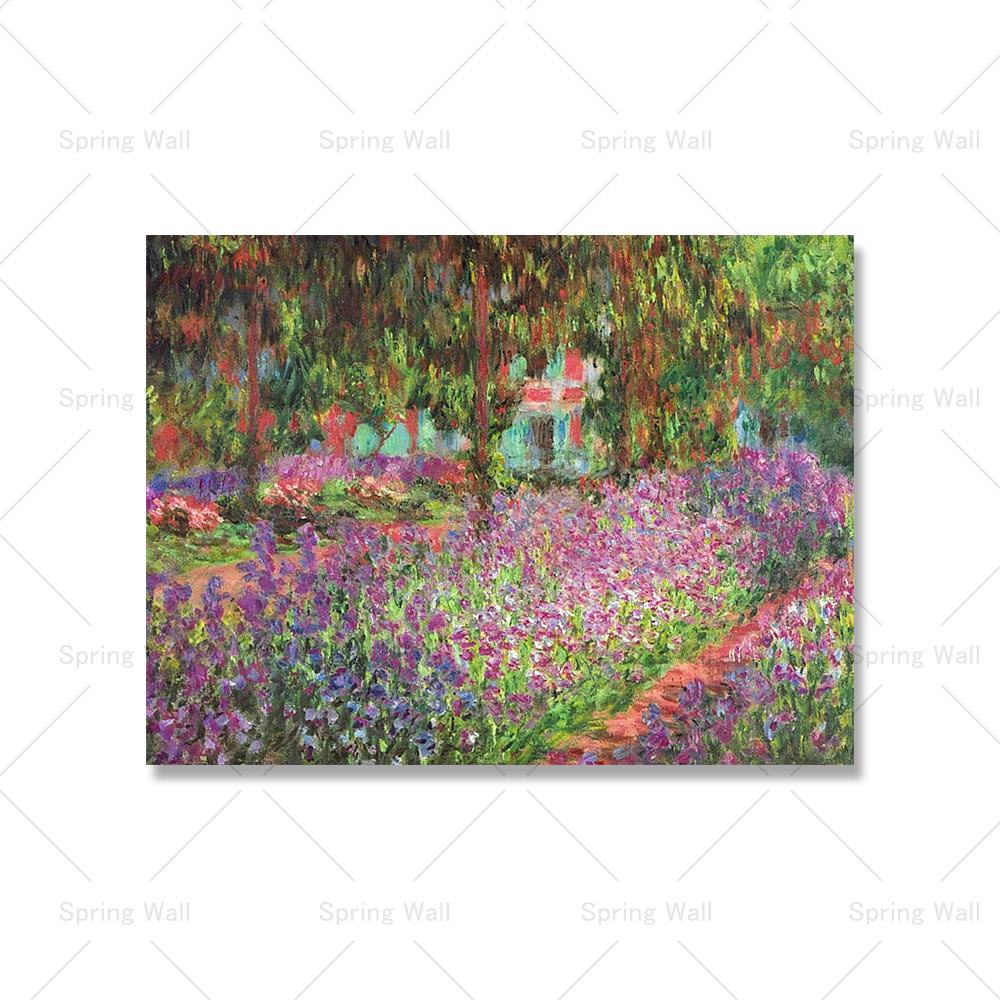 

Моне классические кувшинки абстрактный пейзаж плакат импрессионизм холст живопись скандинавское настенное искусство для современного декора гостиной 21x30cm No Framed