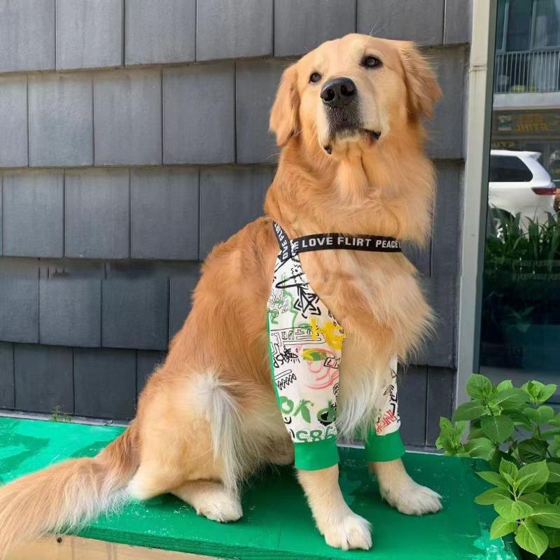 

Autumn and Winter Dog Elbow Pads Clothes Golden Retriever Samo Labrador Pet Anti-Dirty Artifact Knee Pads Go Out to Protect Bones 3XL sleeve length 39CM about 40kg or more