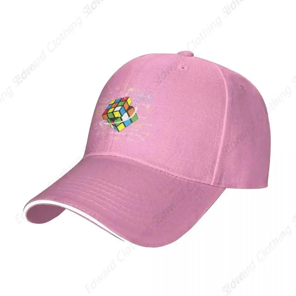 Math Rubik Rubics Player Cube Baseball Caps Casual Math Lovers Sandwich Hats Men Women Adjustable Caps Hat Sport