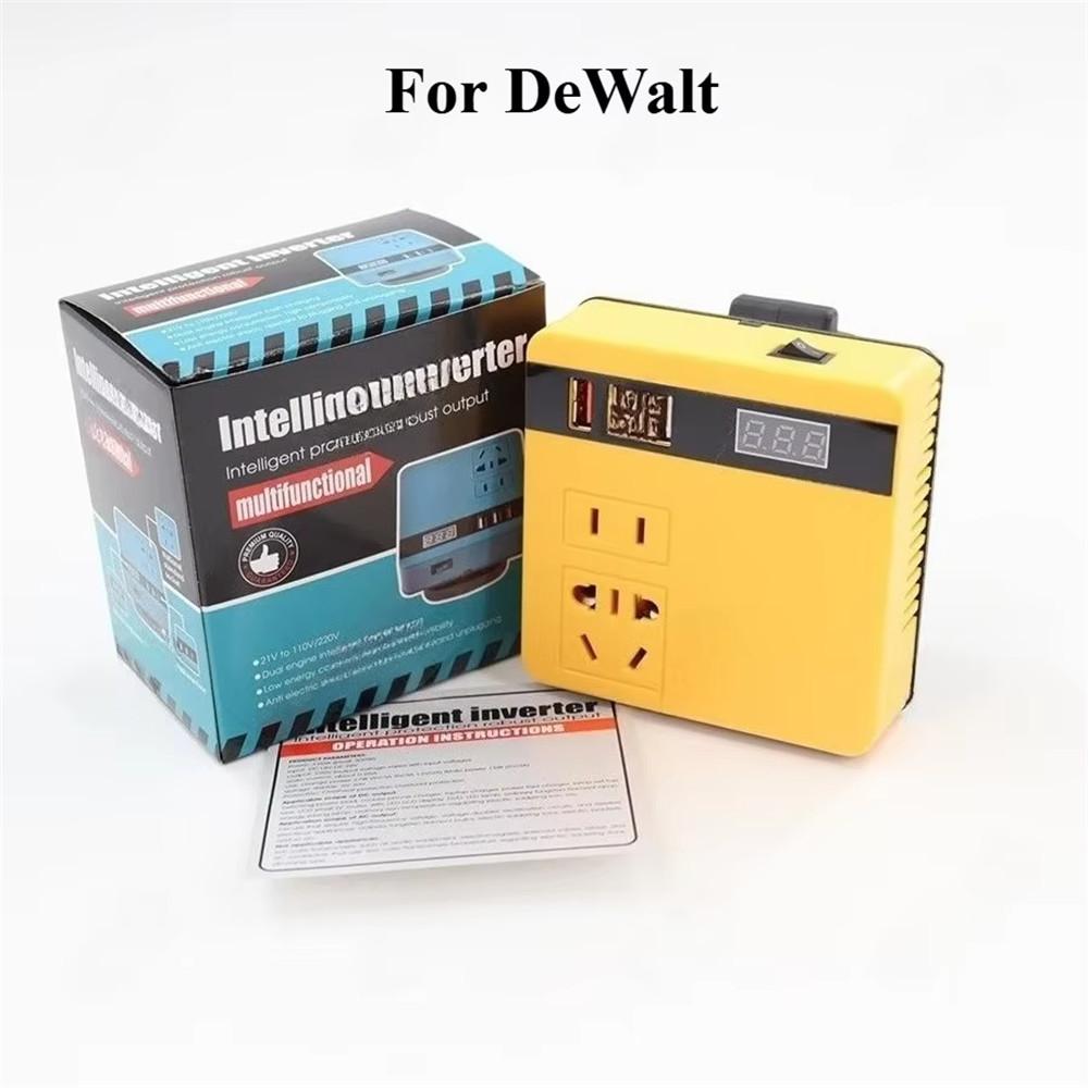 120W Lithium Battery Inverter DC 18-21V to AC 220V Electric Tool Power Inverter Compatible with Makita Brand for Power Tools