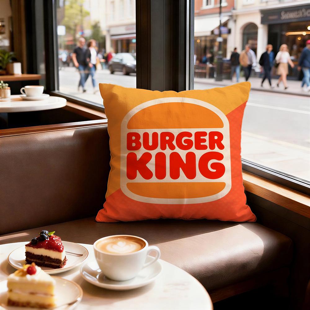 Brand Burger King Cushion Cover Decorative Cushions Covers Cover Sofa X Pillow  Piece X X Pillowcase