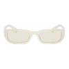 Prada Brand Design Square Sunglasses Unisex Couple Style Gray