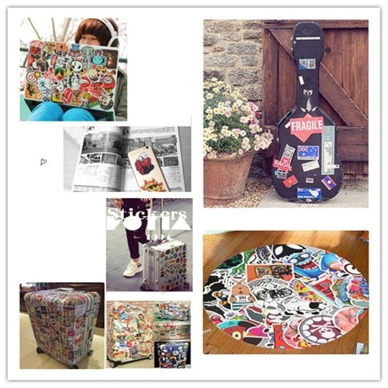 Santa Claus Christmas Graffiti Stickers Christmas Decorations Sticker Toy 100pcs/pack