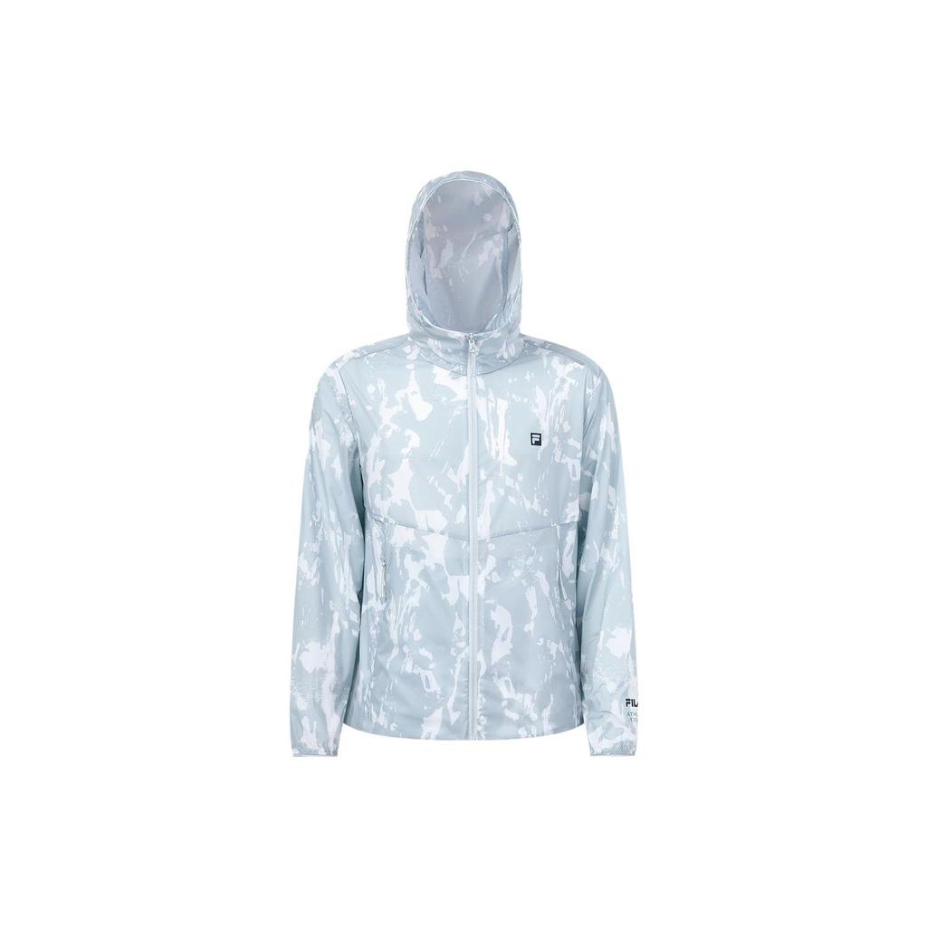 FILA Faded Tie-Dye Woven Fitness Jacket Men Jackets A11M331707F-ZA